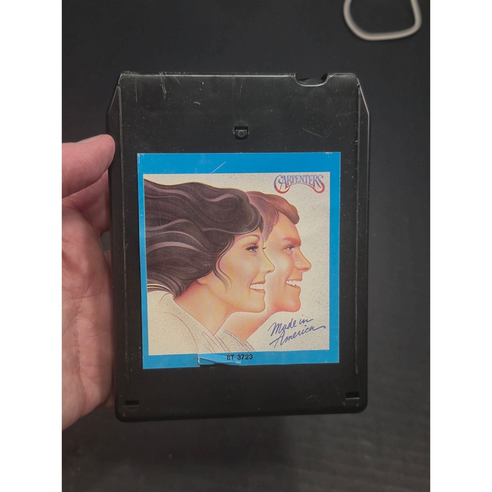Carpenters Made in America 8-Track Tape 1981 A&M Records 8T 3723 Vintage